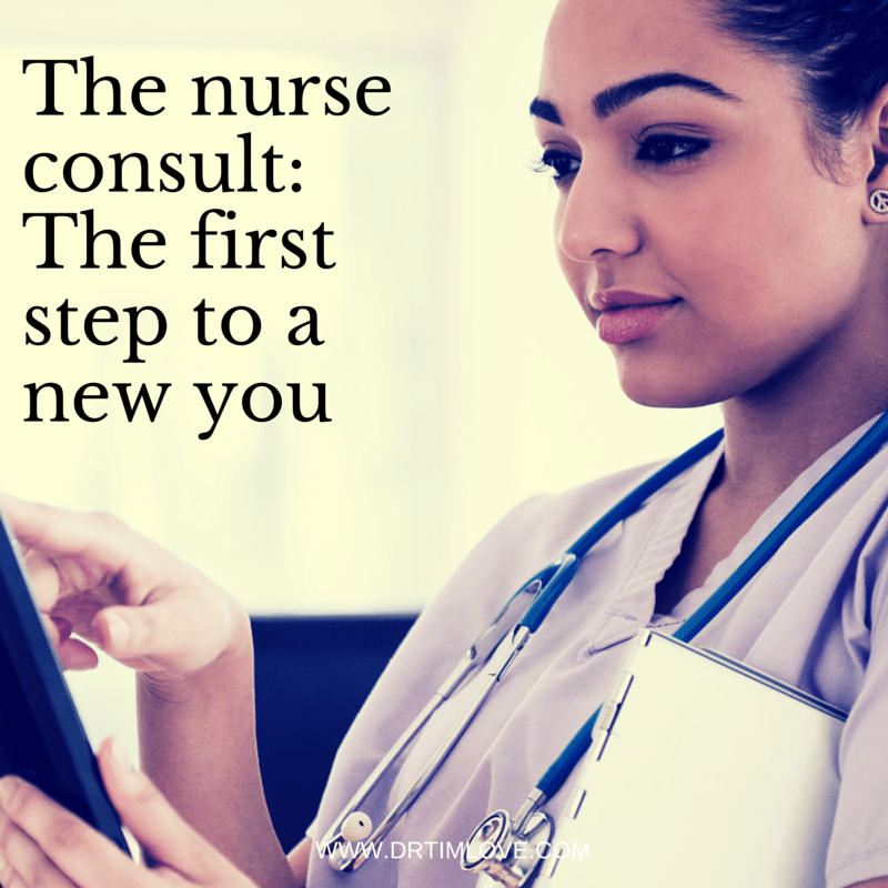 The Nurse Consult: The First Step To a New You